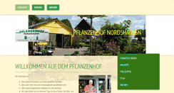 Desktop Screenshot of pflanzen-hof.de