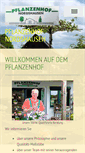 Mobile Screenshot of pflanzen-hof.de