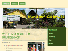 Tablet Screenshot of pflanzen-hof.de